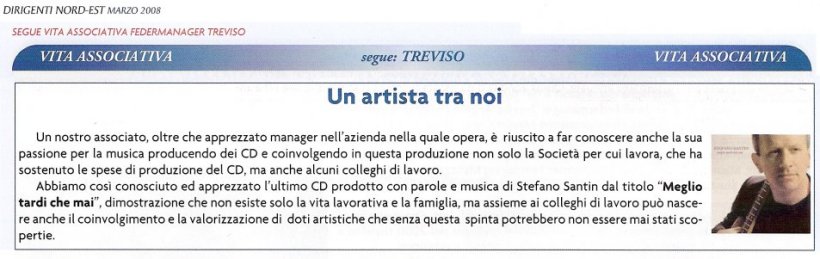 Dirigenti Nord-Est — marzo 2008